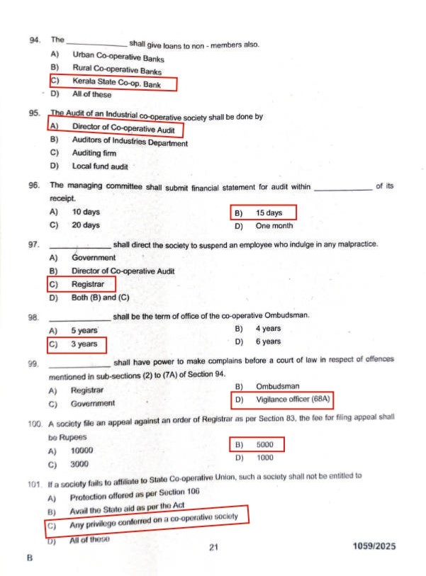 cseb answer key